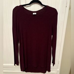 CABI • Burgundy Long Sleeve Top